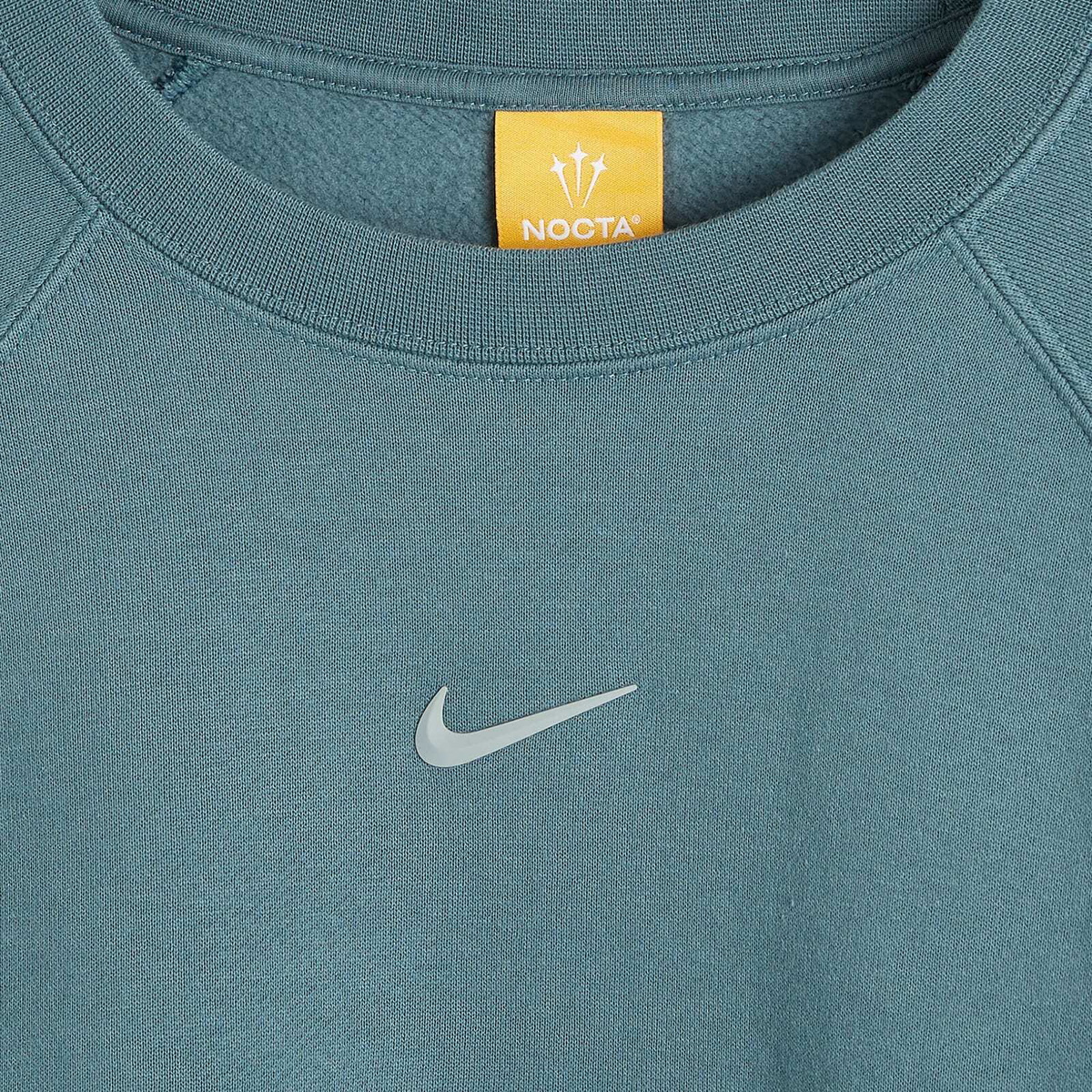 Nike Nocta Cardinal Stock Fleece Crew Sweat in Mineral Slate/Faded  Spruce/Mica Green Nike