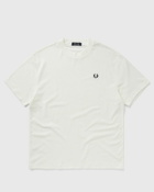 Fred Perry Relaxed Towelling T Shirt White Shortsleeves
