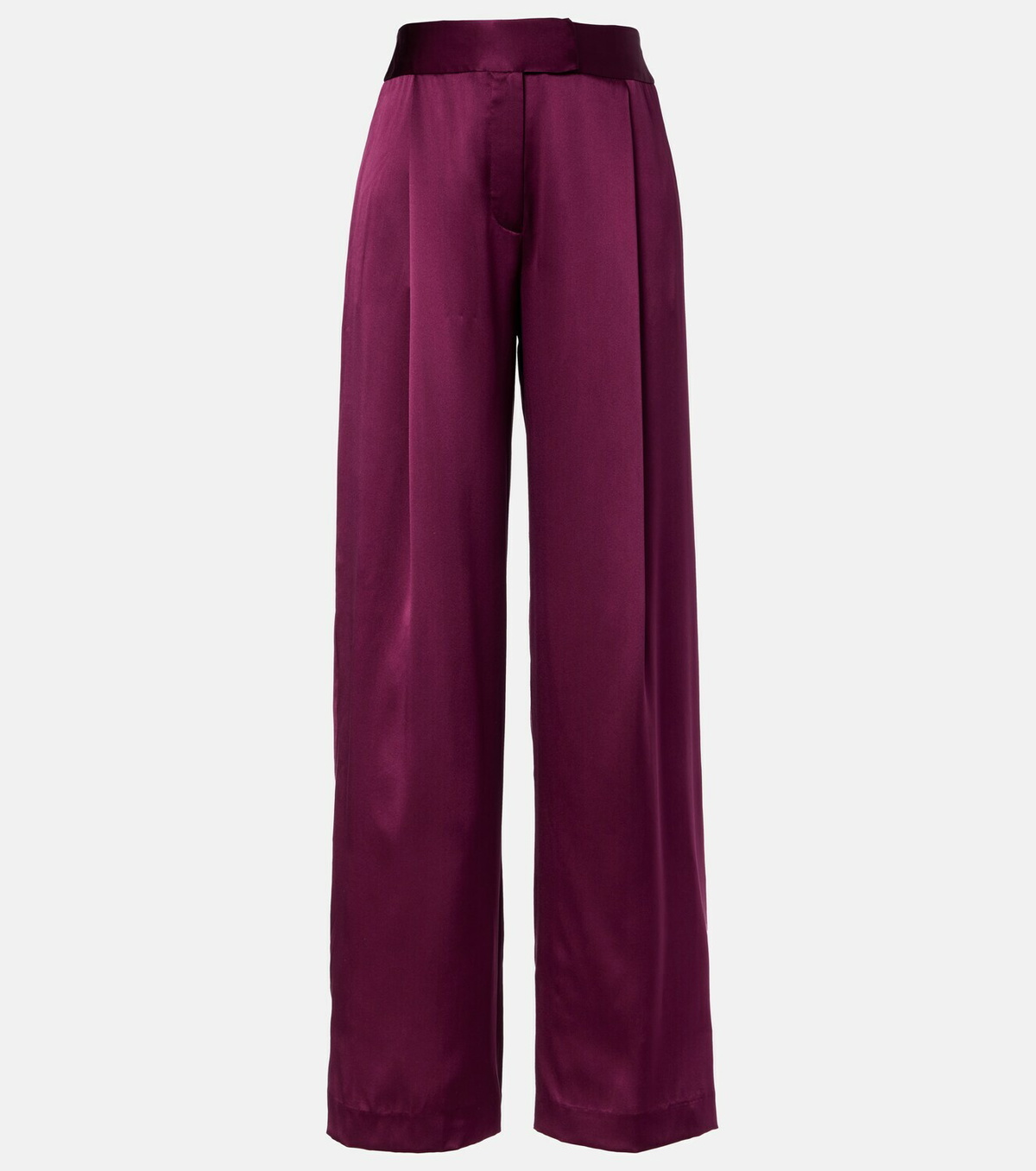 The Sei High-rise silk wide-leg pants