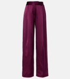The Sei High-rise silk wide-leg pants