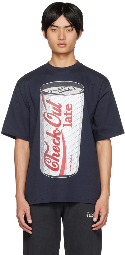 Photo: Late Checkout Black Fizzy Drink T-Shirt