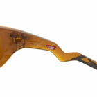 Oakley Lateralis Sunglasses in Matte Dark Amber/Prizm Ruby 