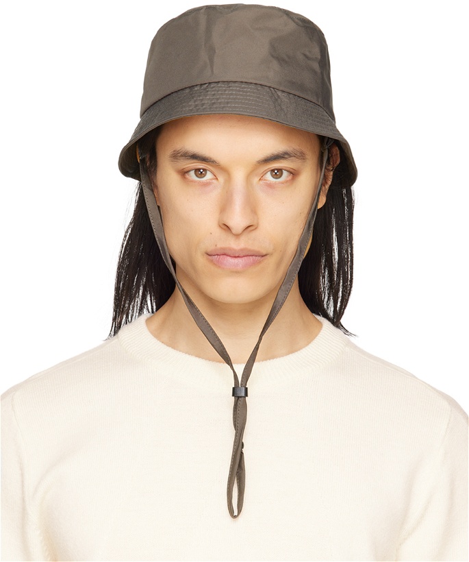 Photo: NORSE PROJECTS Taupe Waterproof Bucket Hat