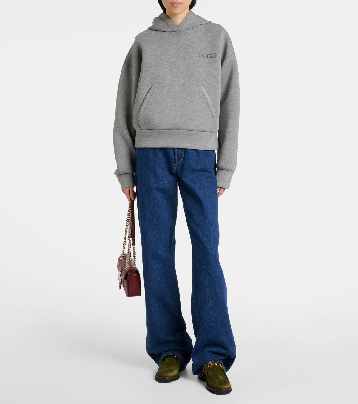 Gucci Horsebit suede ankle boots