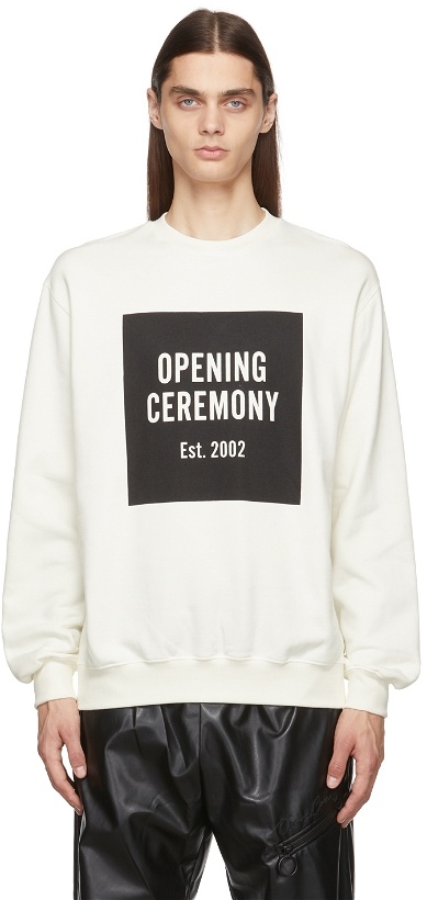 Photo: Opening Ceremony White Box Logo Sweatshirt
