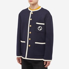 Gucci Men's Twinsberg Runway Jacket in Dark Blue