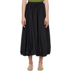 Weekend Max Mara Black Ciurma Midi Skirt