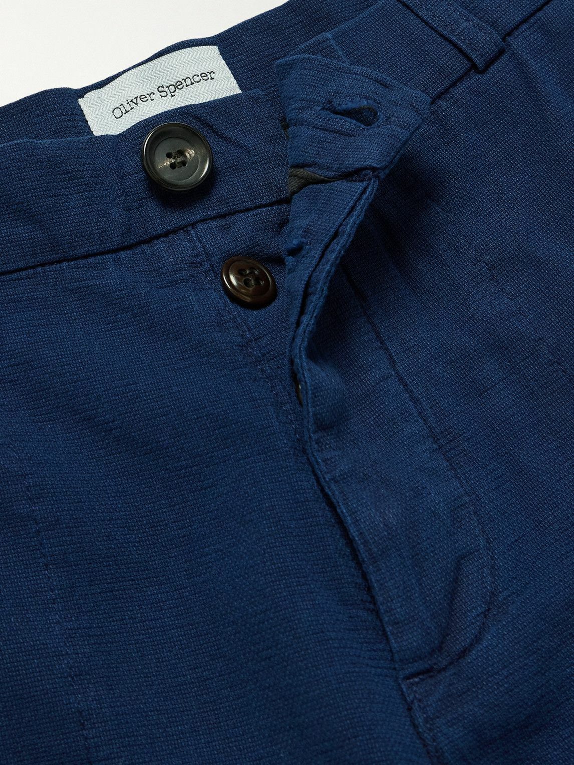 Oliver Spencer - Judo Straight-Leg Cotton Trousers - Blue