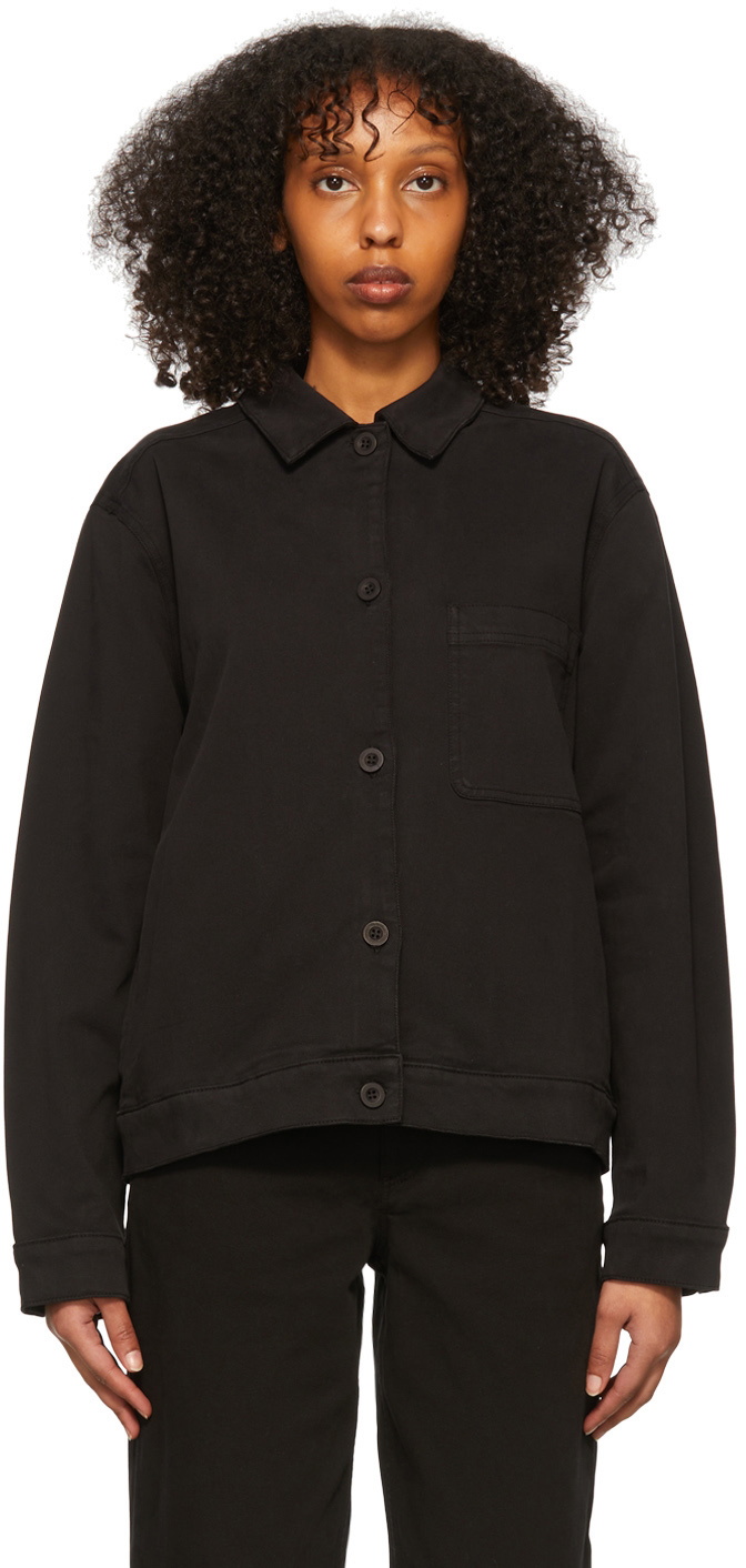 Sunspel Black Chore Jacket Sunspel