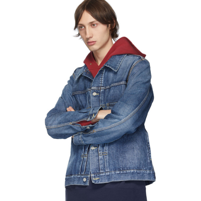 Visvim Indigo Damaged Denim SS 101 Jacket