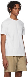De Bonne Facture White Cotton T-Shirt