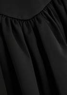 DE LA Vali Lola Satin Midi Dress Black