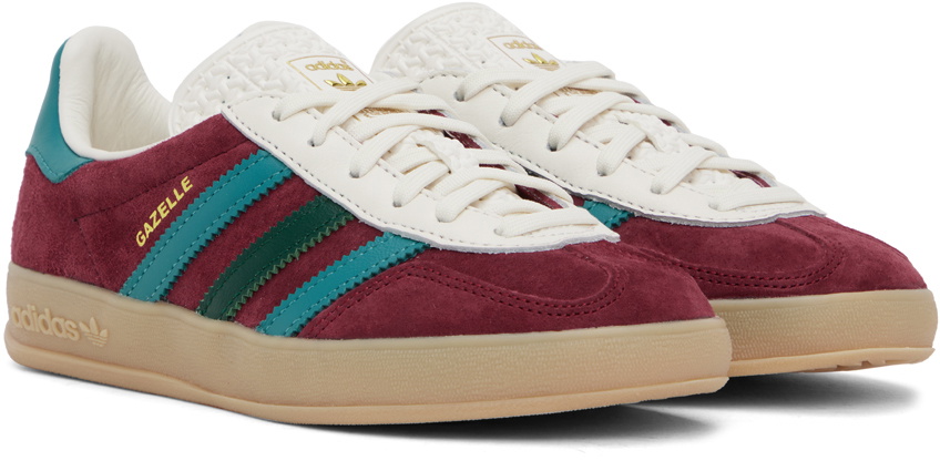 adidas gazelle silver green womens Adidas Gazelle Collegiate Green Preloved Red main image 1