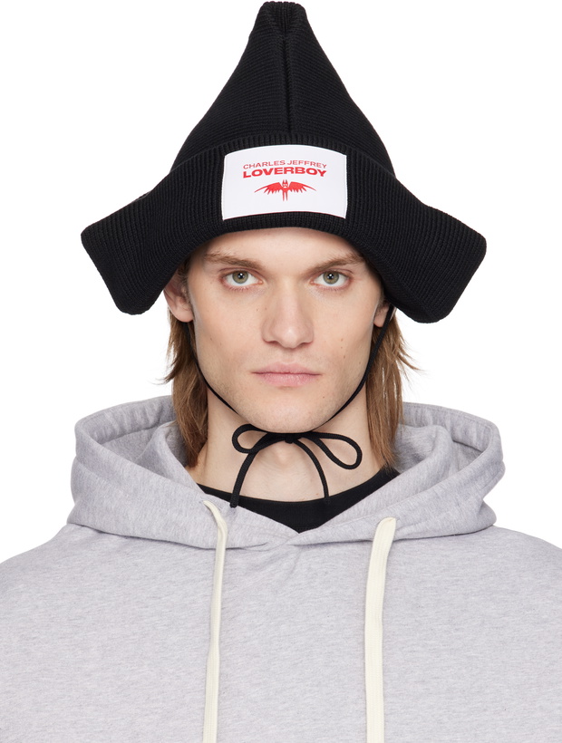 Photo: Charles Jeffrey LOVERBOY Black Paper Boat Beanie