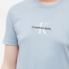 Calvin Klein Men's Monogram Logo T-Shirt in Sky Blue