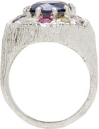 Bleue Burnham SSENSE Exclusive Multicolor Burnham Signet Ring