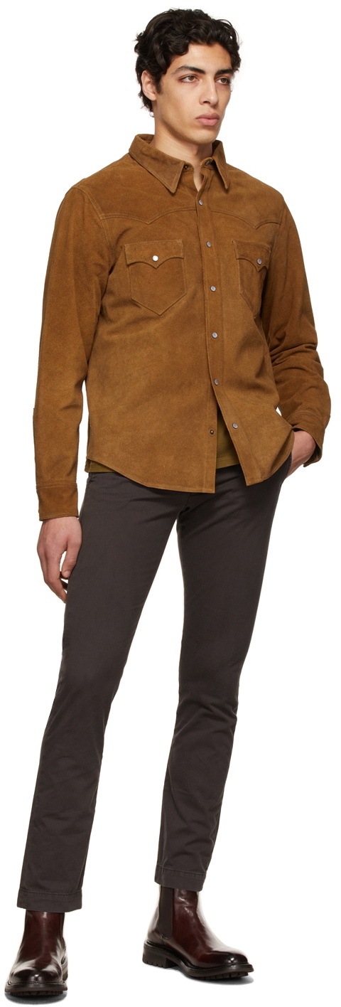 【最終価格!!!】未使用 RRL Suede Western Shirt Roughout Suede Western Shirt Jacket