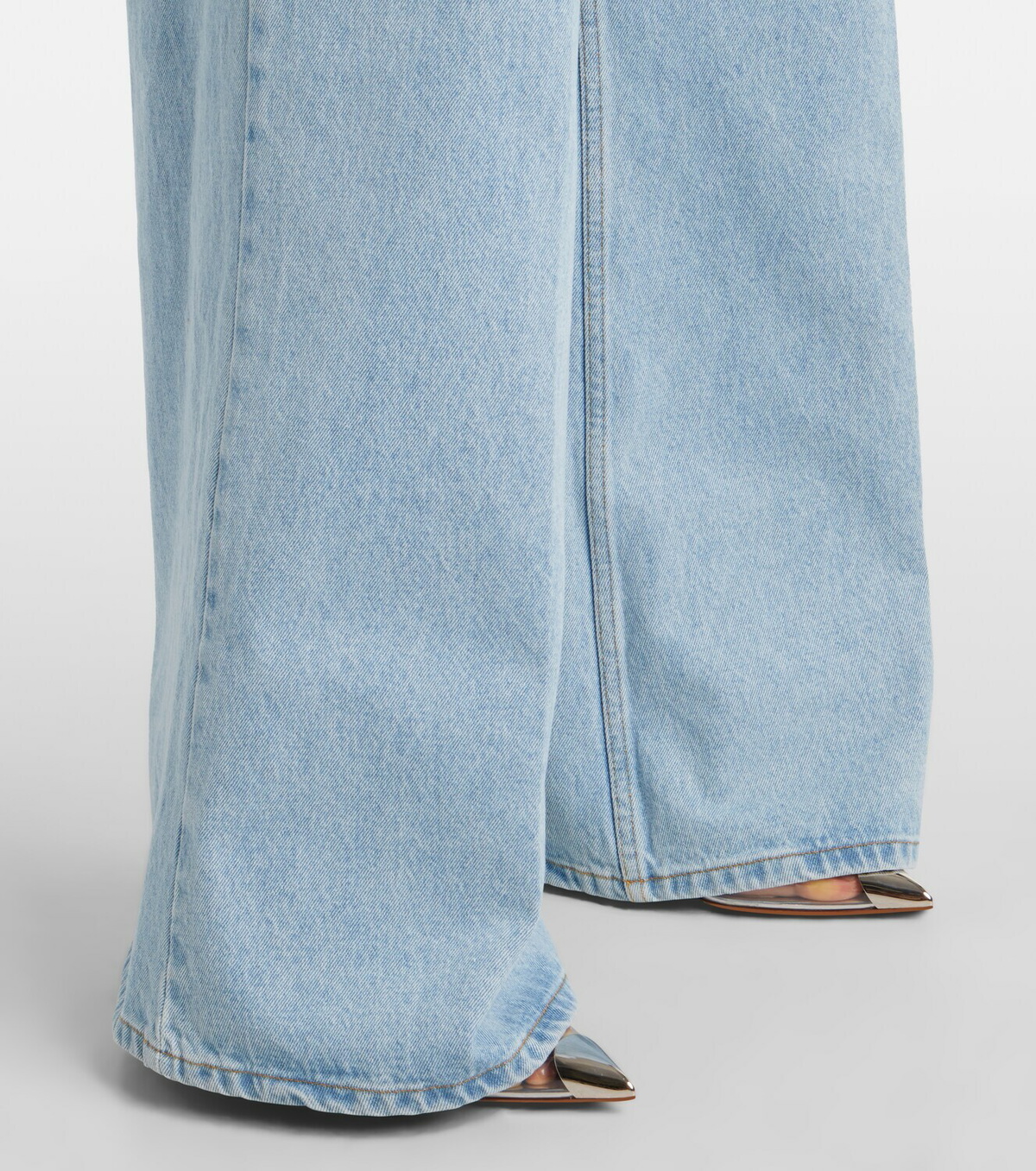 Nina Ricci High-rise wide-leg jeans