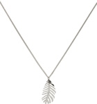 Isabel Marant Silver Shiny Leaves Necklace