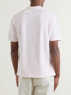 Noah - Logo-Embroidered Cotton-Piqué Polo Shirt - Pink