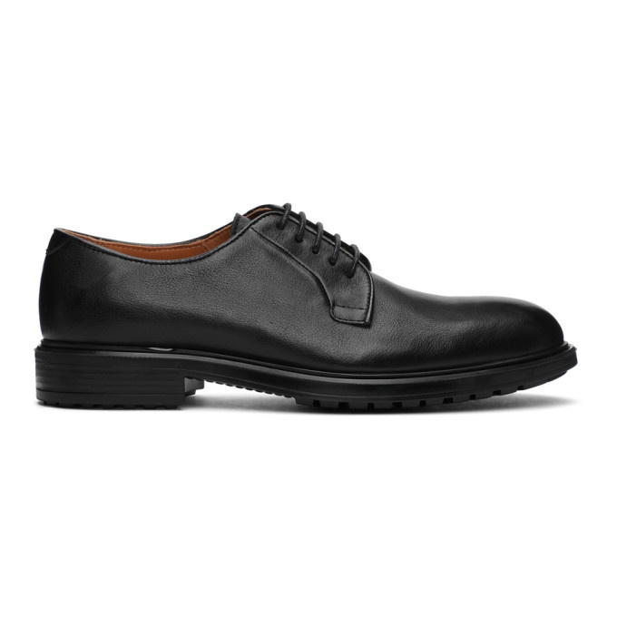 Photo: Officine Generale Black Leather Derbys