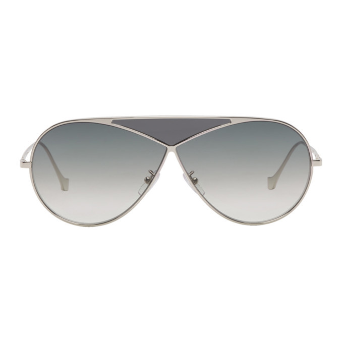 Loewe Silver Pilot Puzzle Sunglasses Loewe