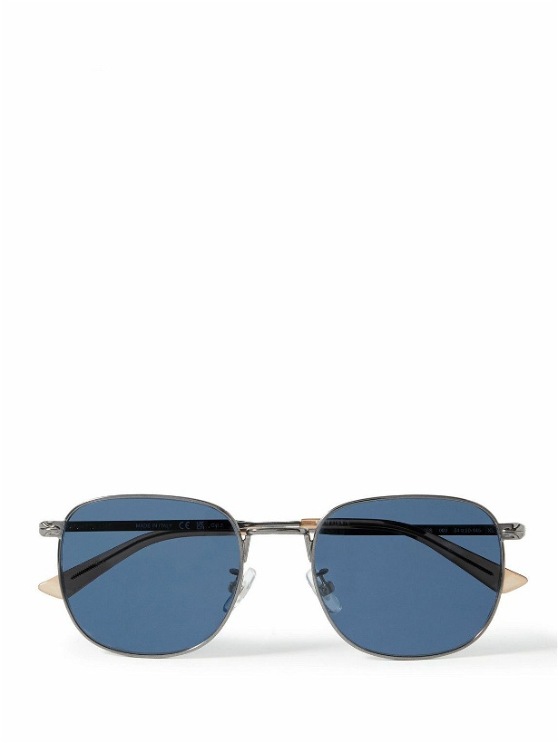 Photo: Montblanc - Square-Frame Silver-Tone Sunglasses