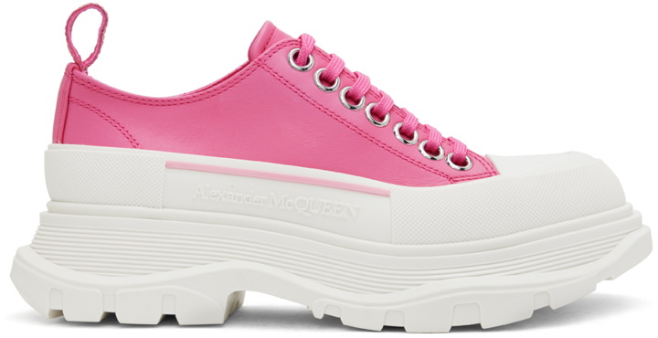 Photo: Alexander McQueen Pink Tread Slick Sneakers