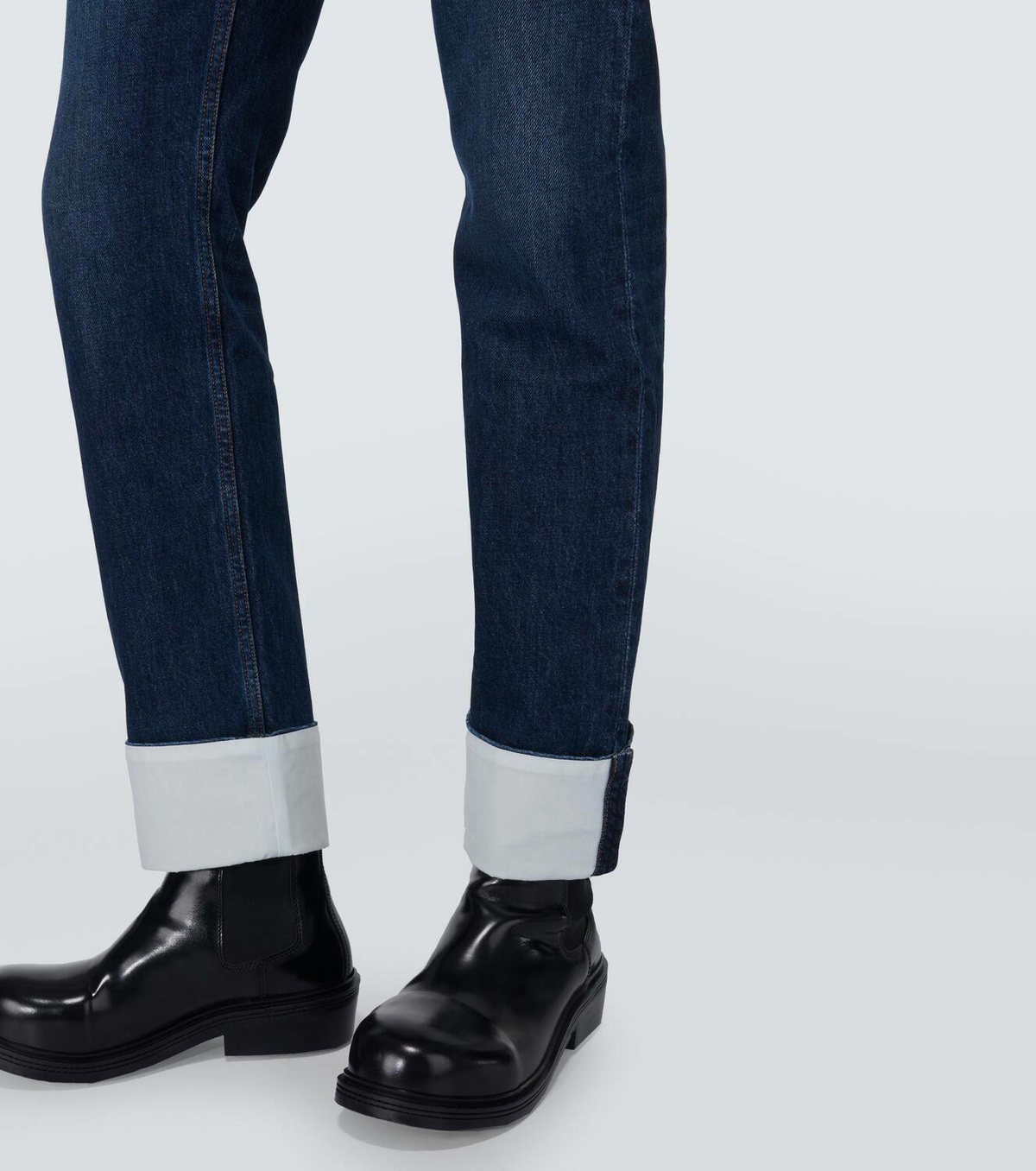 Loewe Fisherman straight turn-up jeans Loewe