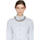 MM6 Maison Martin Margiela Silver Scaled Chain Necklace