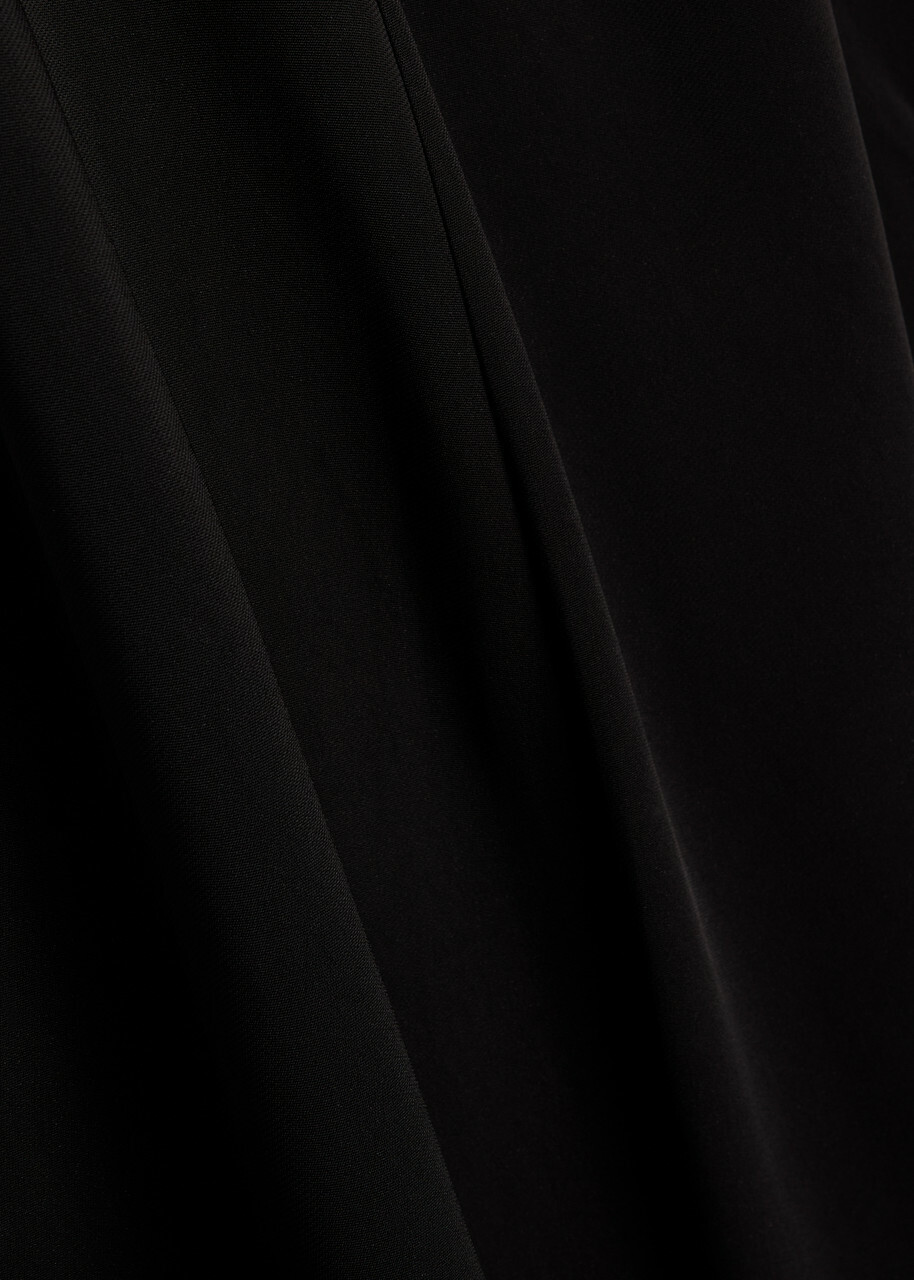 Anine Bing Zadig Stretch-crepe Midi Dress Black