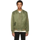 Frame Green Nylon Bomber