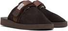 Suicoke Brown ZAVO-MAB Slippers