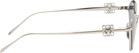 LOEWE Silver Anagram Hexagonal Sunglasses