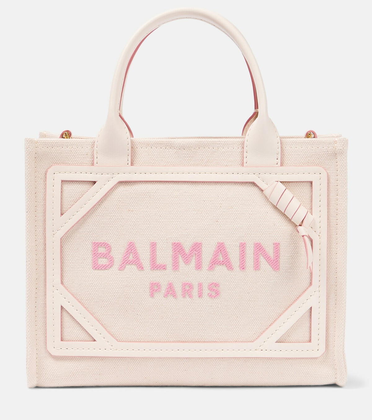 Balmain - B-Army Small canvas tote bag Balmain