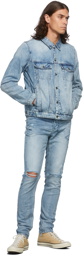 Ksubi Blue Layover Trashed Chitch Jeans