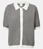 Varley Gaelle chevron cotton cardigan