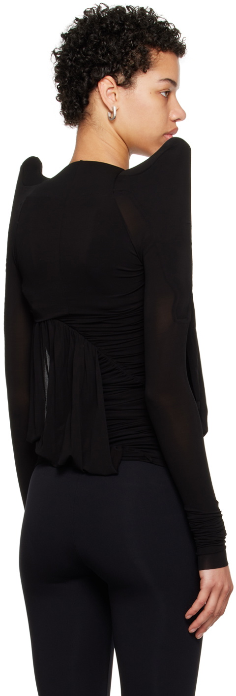 Rick Owens Strobe Bolero T-Shirt XS 黒 Rick Owens Strobe Bolero T-Shirt XS 黒