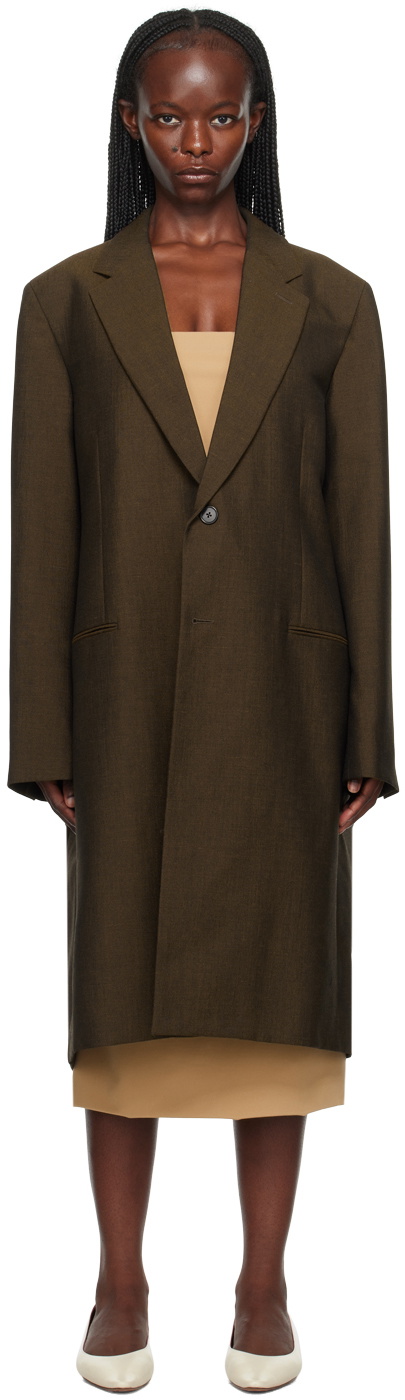 The Row Brown Chevalier Coat The Row