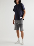 Thom Browne - Logo-Appliquéd Cotton-Jersey T-Shirt - Blue