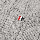 Thom Browne Classic Aran Cable Crew Knit