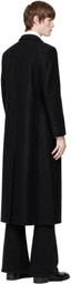 Ernest W. Baker Black Double Breasted Coat