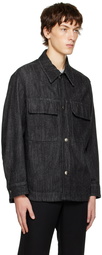 Solid Homme Navy Setup Denim Shirt