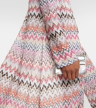 Missoni Zig Zag metallic knit cardigan
