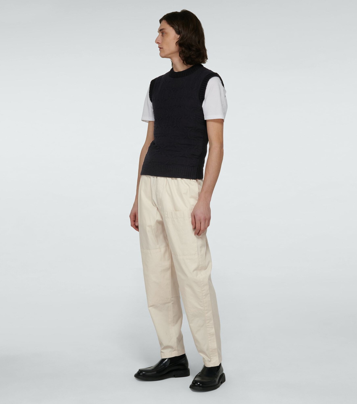 【JIL SANDER】Elasticated cotton pants 46 Jil Sander - Elasticated cotton pants Jil Sander