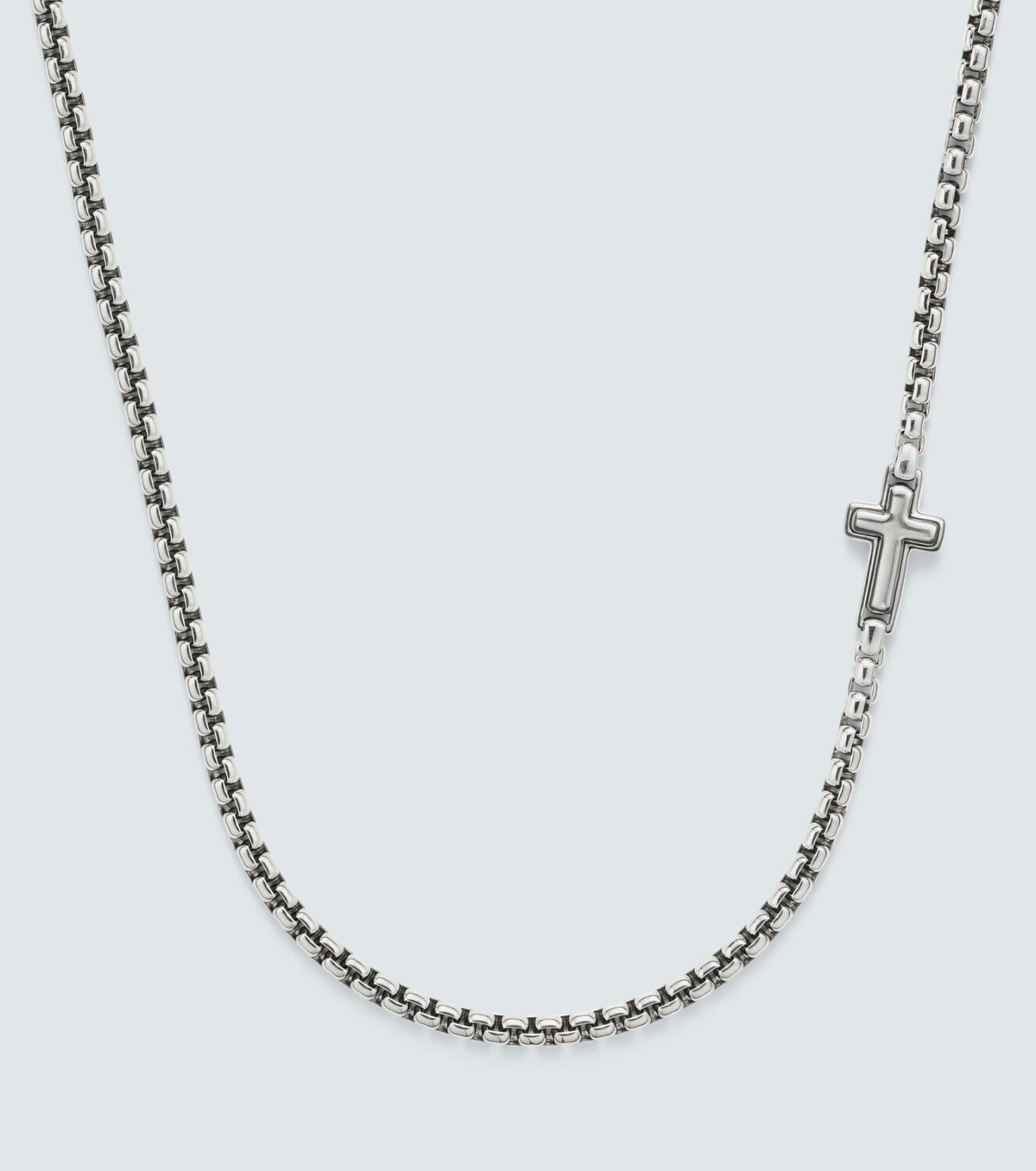 David Yurman Cross Station sterling silver necklace