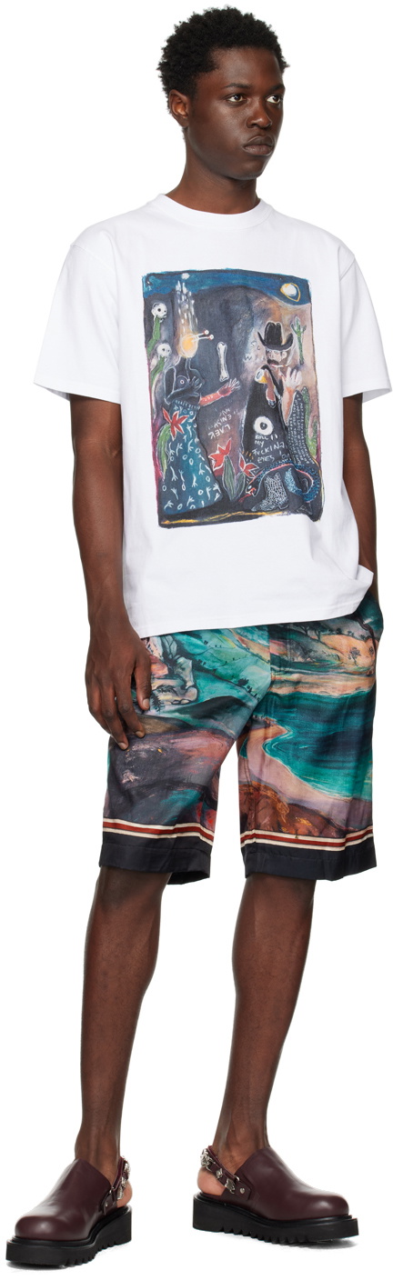 Endless Joy White 'Above Snakes' T-Shirt