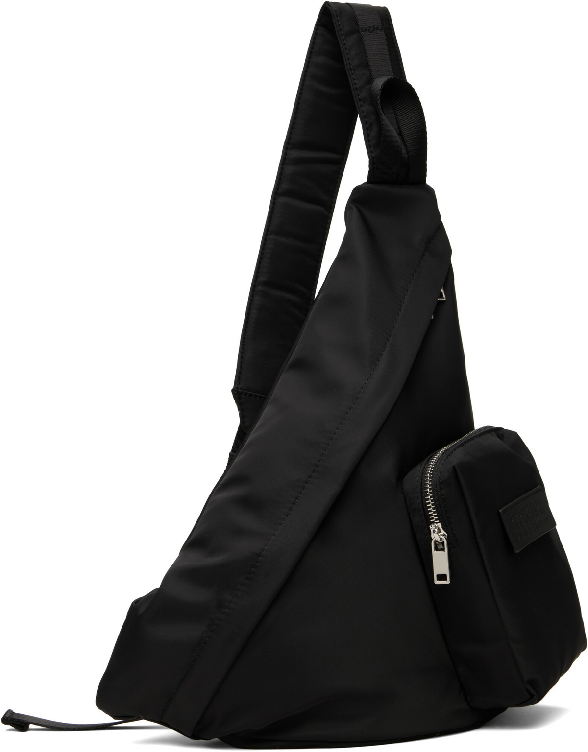 MM6 Maison Margiela Black Numeric Sling Backpack