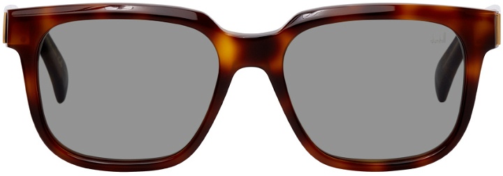 Photo: Dunhill Tortoiseshell Acetate Square Sunglasses