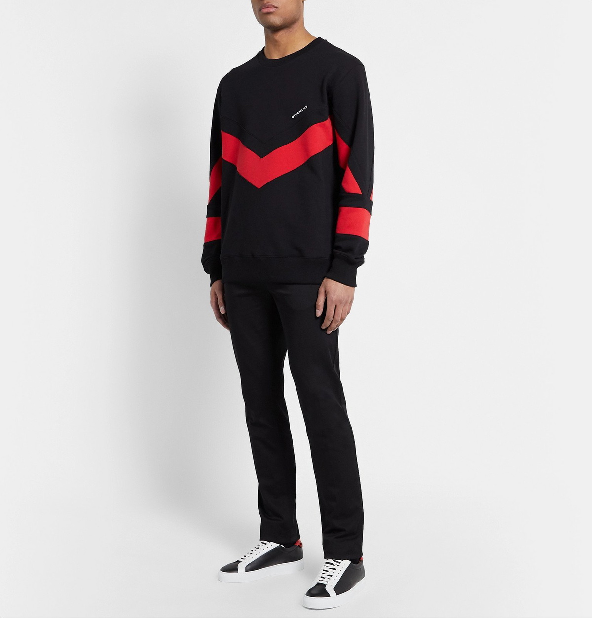 Givenchy - Urban Street Colour-Block Leather Sneakers